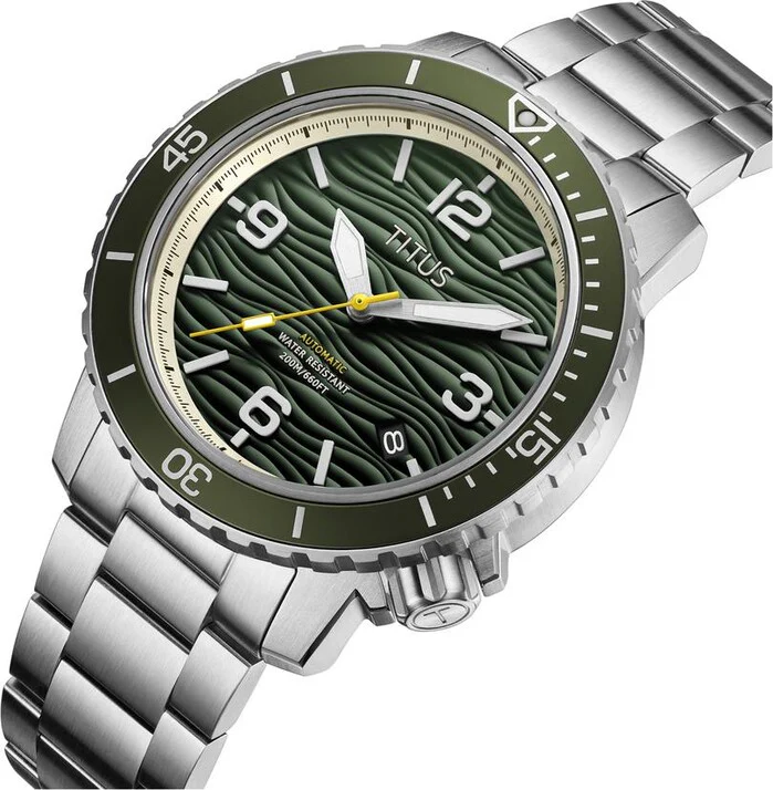 The Cape 3 Hands Date Automatic Stainless Steel Watch (W06-03341-003) - Image 2
