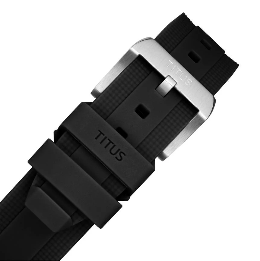 The Cape 3 Hands Date Mechanical Silicone Watch W06-03341-004 - Image 4