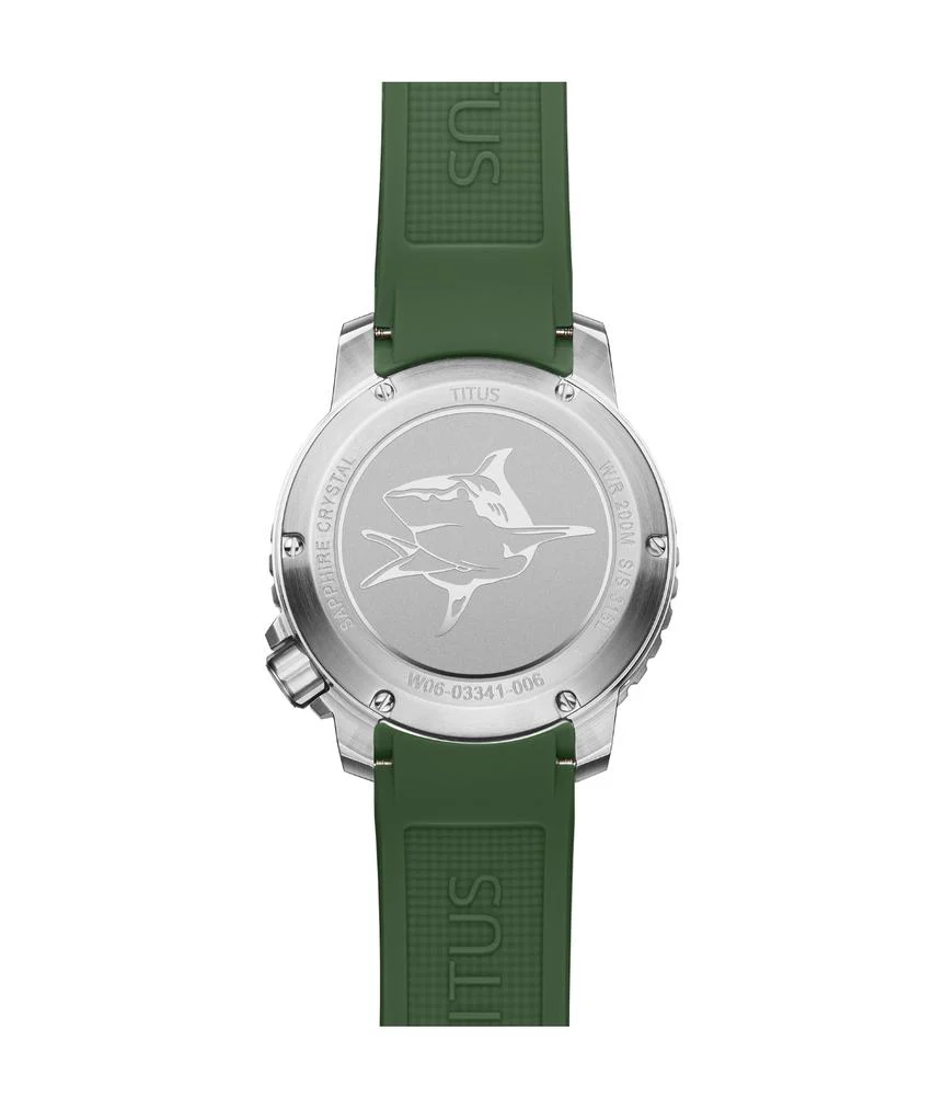 The Cape 3 Hands Date Mechanical Silicone Watch W06-03341-006 - Image 3