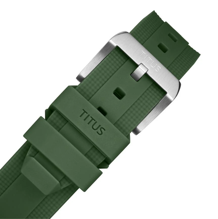 The Cape 3 Hands Date Mechanical Silicone Watch W06-03341-006 - Image 4