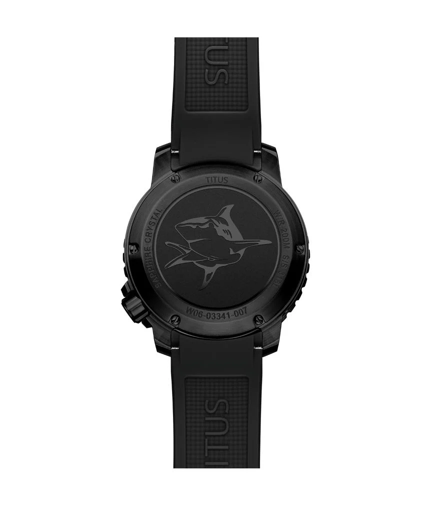 The Cape 3 Hands Date Mechanical Silicone Watch W06-03341-007 - Image 3