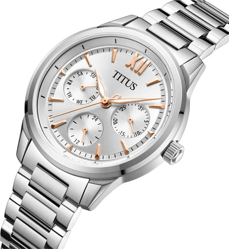 Fashionista Multi-Function Quartz Stainless Steel Watch W06-03346-003 - Image 2