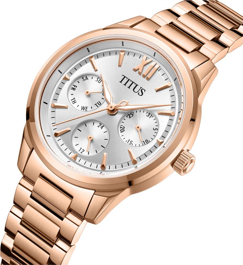 Fashionista Multi-Function Quartz Stainless Steel Watch W06-03346-006 - Image 2