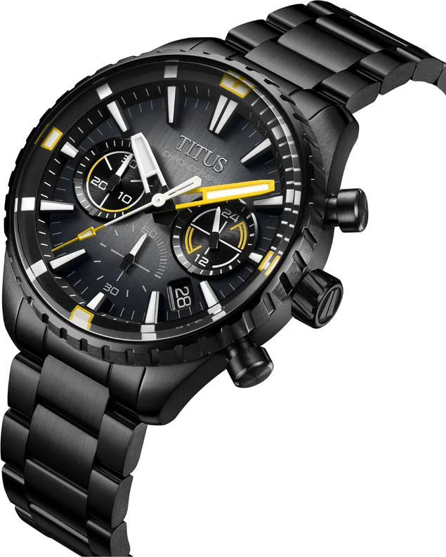 Saber Chronograph Quartz Stainless Steel Watch W06-03364-004 - Image 2