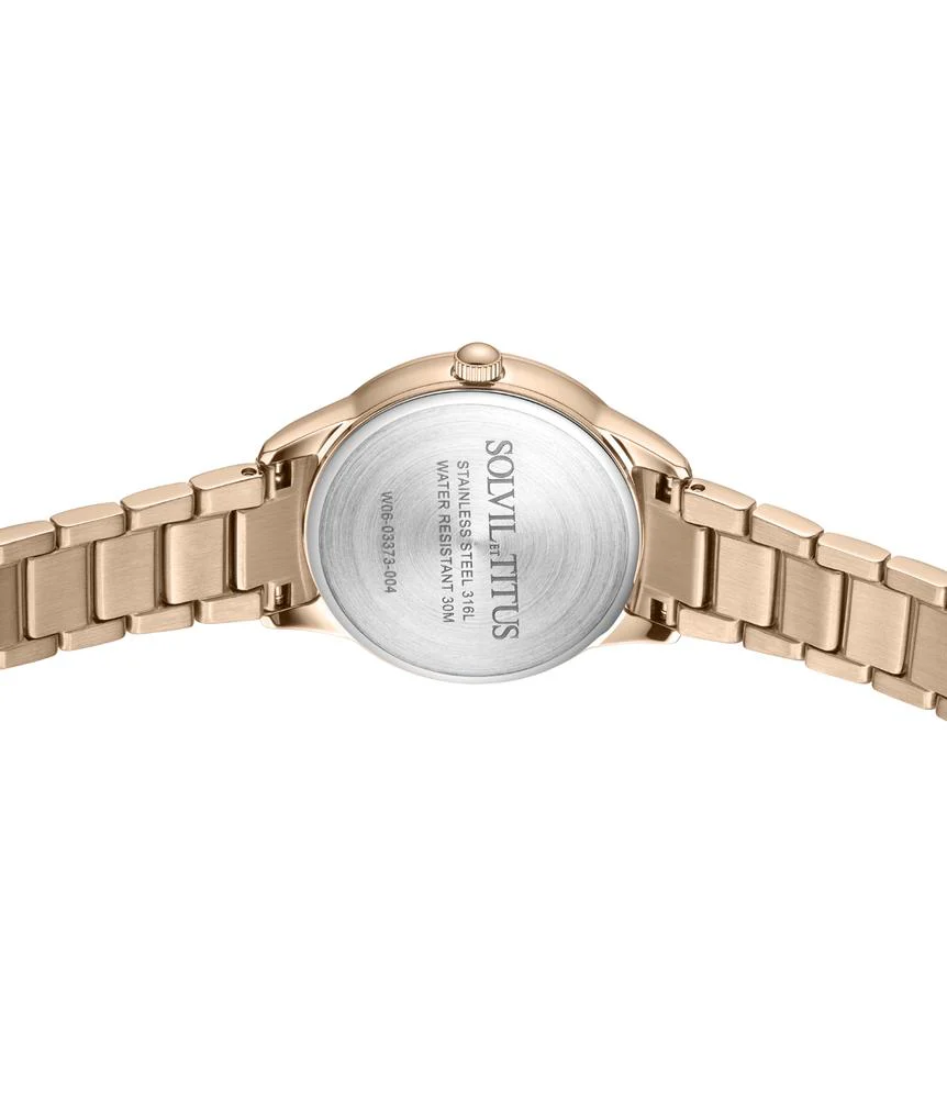 Fashionista 3 Hands Date Quartz Stainless Steel Watch W06-03373-004 - Image 3