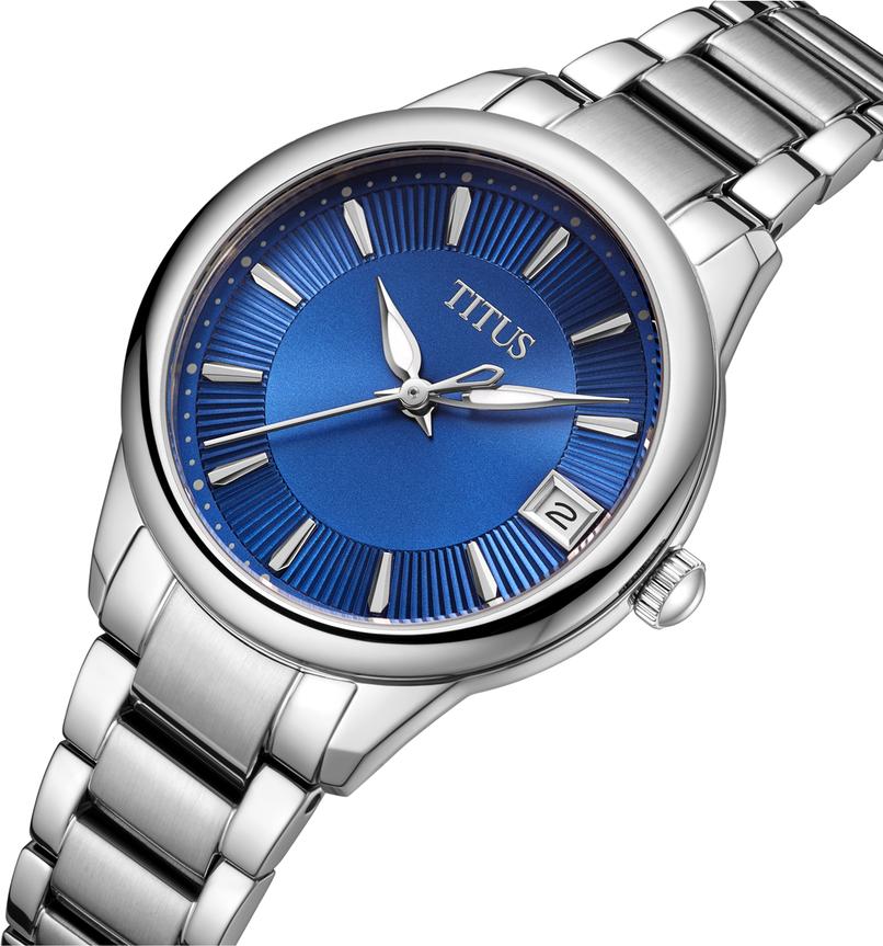 Fashionista 3 Hands Date Quartz Stainless Steel Watch W06-03373-006 - Image 2