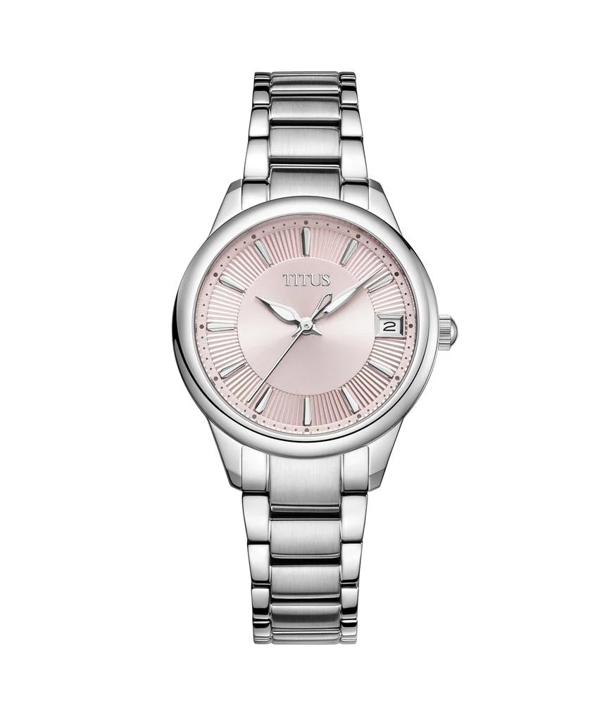 Fashionista 3 Hands Date Quartz Stainless Steel Watch W06-03373-007