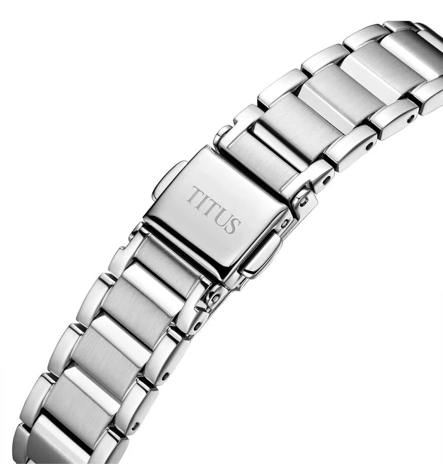 Fashionista 3 Hands Date Quartz Stainless Steel Watch W06-03373-007 - Image 4