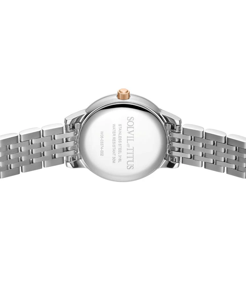 Fair Lady 3 Hands Quartz Stainless Steel Watch W06-03374-002 - Image 3
