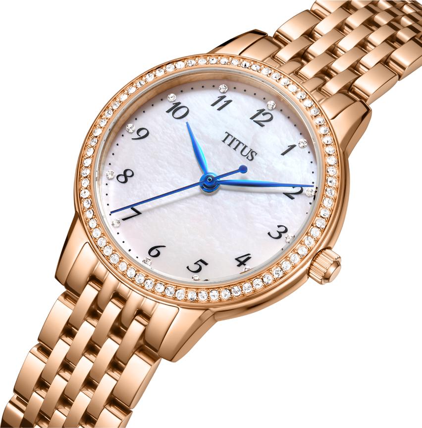 Fair Lady 3 Hands Quartz Stainless Steel Watch W06-03374-004 - Image 2