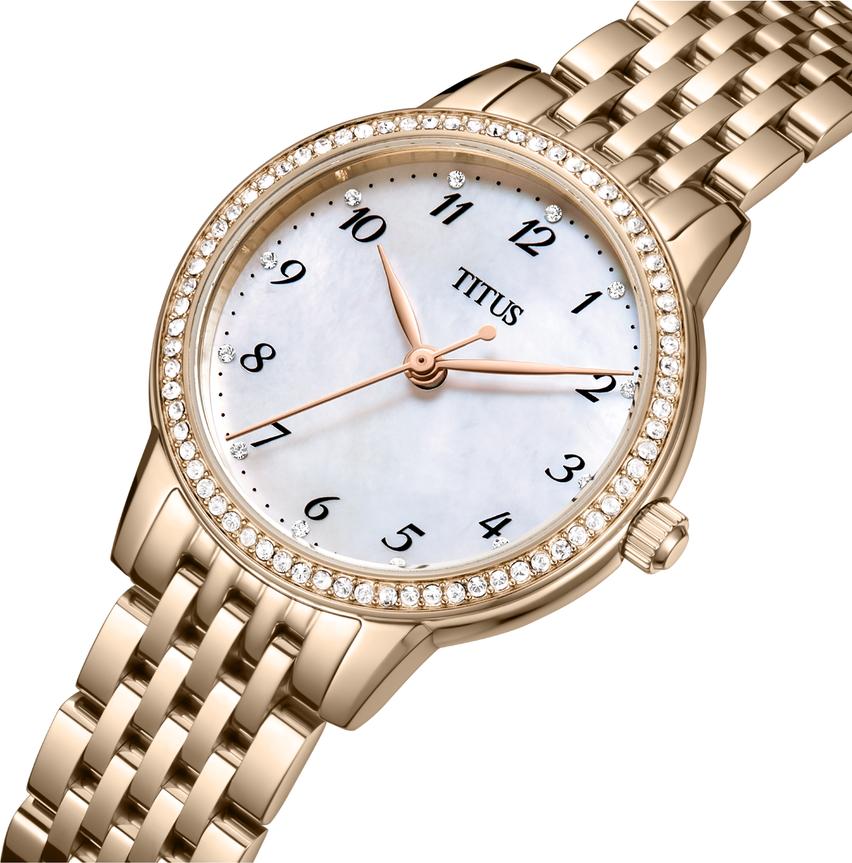 Fair Lady 3 Hands Quartz Stainless Steel Watch W06-03374-006 - Image 2