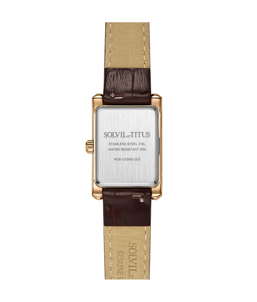 Fair Lady 2 Hands Quartz Leather Watch  W06-03399-003 - Image 3