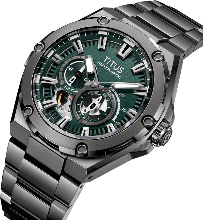 Voyager Multi-Function Mechanical Stainless Steel Watch  W06-03410-002 - Image 2