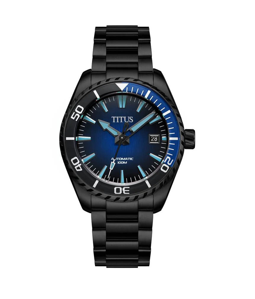 Saber 3 Hands Date Automatic Stainless Steel Watch W06-03423-004
