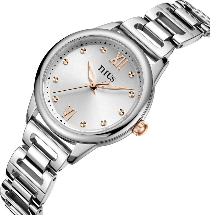 Fashionista 3 Hands Quartz Stainless Steel Watch  W06-03425-002 - Image 2