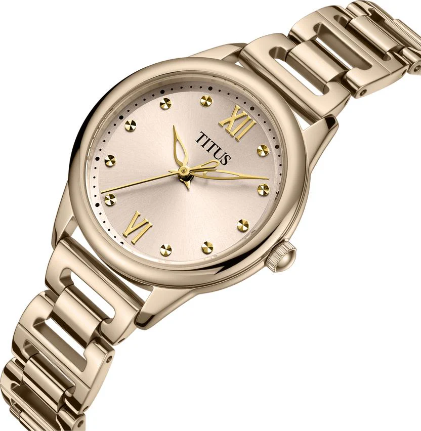 Fashionista 3 Hands Quartz Stainless Steel Watch W06-03425-004 - Image 2